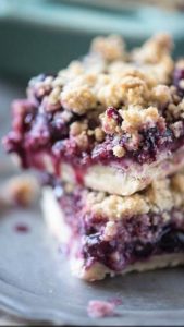Blueberry Crumble Bars