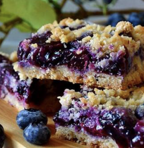 Blueberry Crumble Bars
